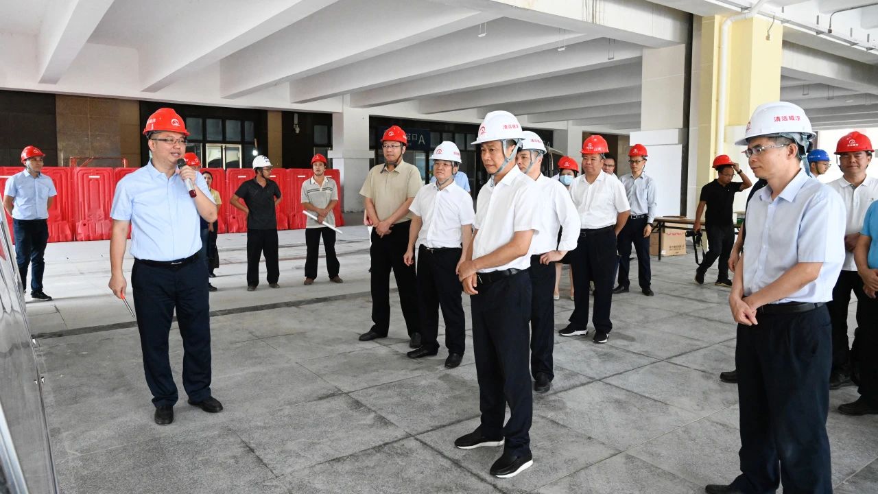 溫文星調研清遠磁浮項目